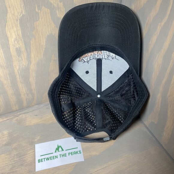 Orange Theory OTF All Out Mayhem Black Gym Cap Hat Breathable Fabric Adjustable - Picture 3 of 4